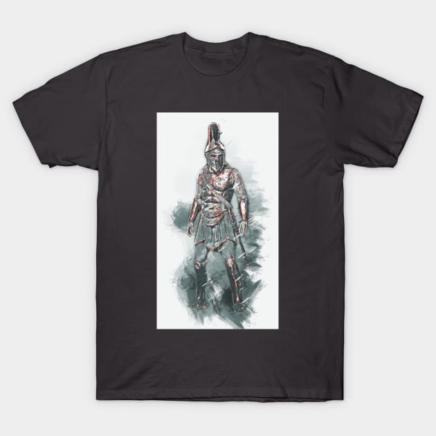 Spartan Hoplite T-Shirt by ErianAndre